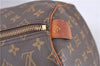 Authentic LOUIS VUITTON Monogram Keepall 55 Boston Bag M41424 LV 3291C