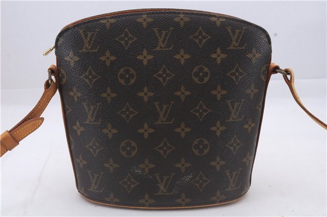 Authentic Louis Vuitton Monogram Drouot Shoulder Cross Body Bag M51290 LV 3292D