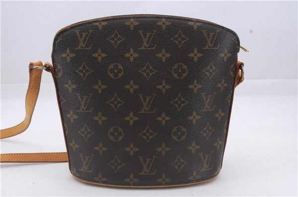 Authentic Louis Vuitton Monogram Drouot Shoulder Cross Body Bag M51290 LV 3292D