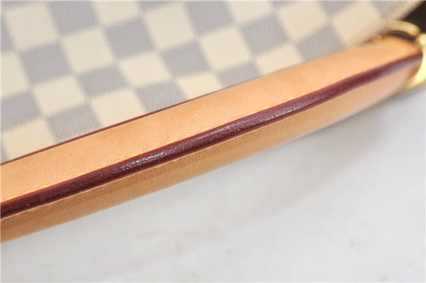 Authentic Louis Vuitton Damier Azur Soffi 2Way Shoulder Hand Bag N41216 LV 3293D