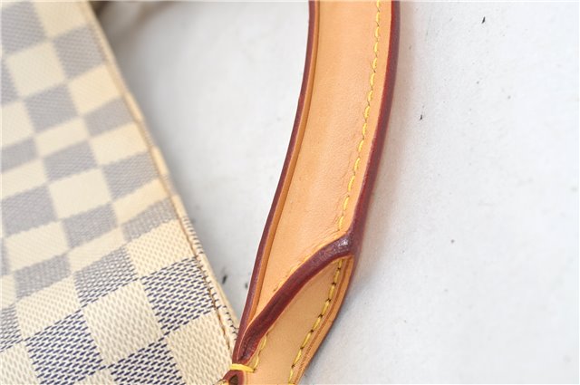 Authentic Louis Vuitton Damier Azur Soffi 2Way Shoulder Hand Bag N41216 LV 3293D