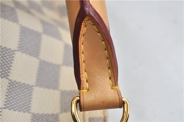 Authentic Louis Vuitton Damier Azur Soffi 2Way Shoulder Hand Bag N41216 LV 3293D