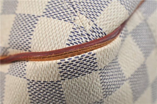 Authentic Louis Vuitton Damier Azur Soffi 2Way Shoulder Hand Bag N41216 LV 3293D