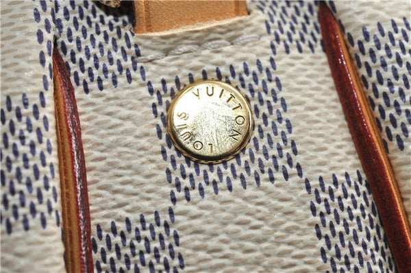 Authentic Louis Vuitton Damier Azur Soffi 2Way Shoulder Hand Bag N41216 LV 3293D