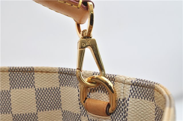 Authentic Louis Vuitton Damier Azur Soffi 2Way Shoulder Hand Bag N41216 LV 3293D
