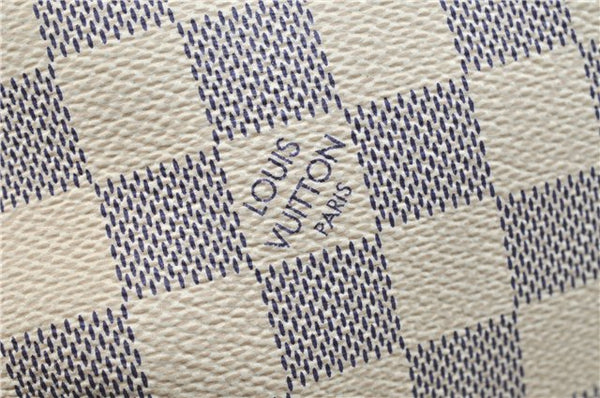 Authentic Louis Vuitton Damier Azur Soffi 2Way Shoulder Hand Bag N41216 LV 3293D