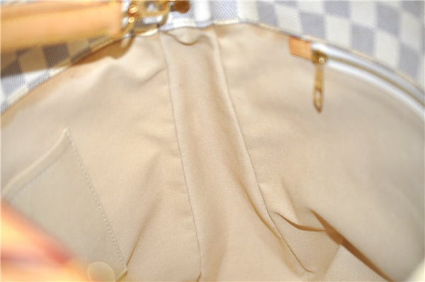 Authentic Louis Vuitton Damier Azur Soffi 2Way Shoulder Hand Bag N41216 LV 3293D