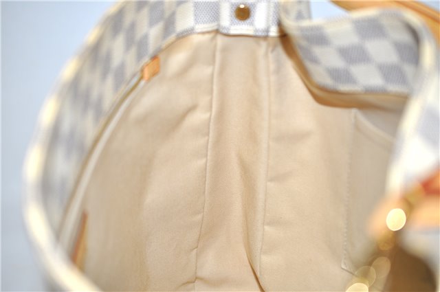 Authentic Louis Vuitton Damier Azur Soffi 2Way Shoulder Hand Bag N41216 LV 3293D