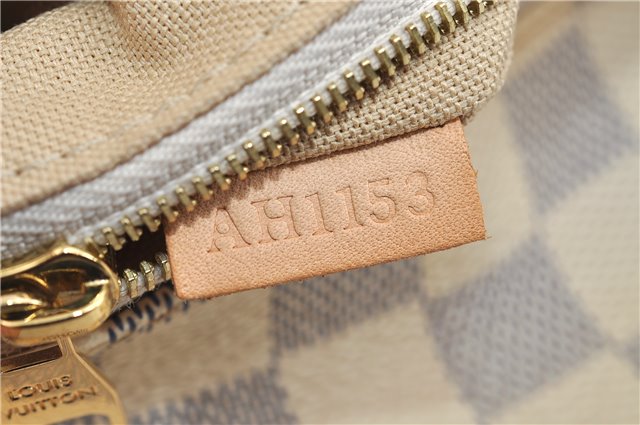 Authentic Louis Vuitton Damier Azur Soffi 2Way Shoulder Hand Bag N41216 LV 3293D