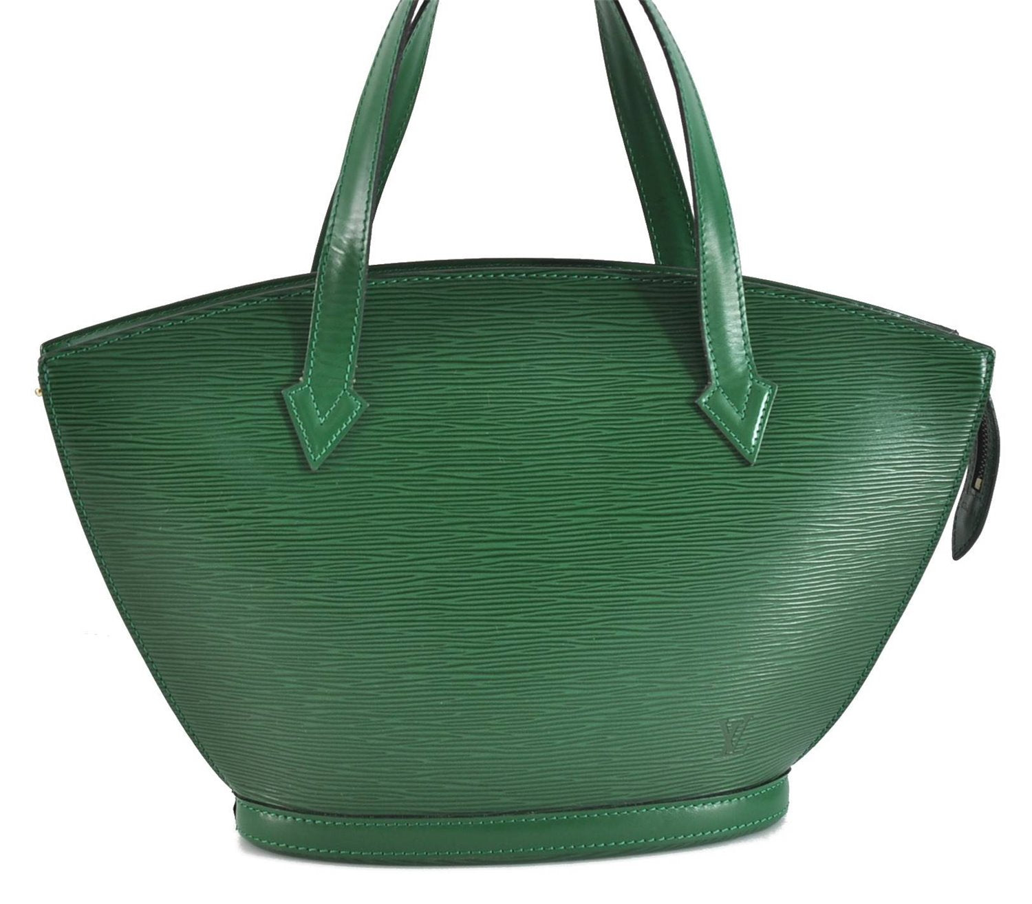 Authentic Louis Vuitton Epi Saint Jacques Hand Bag Green M52274 LV 3294D
