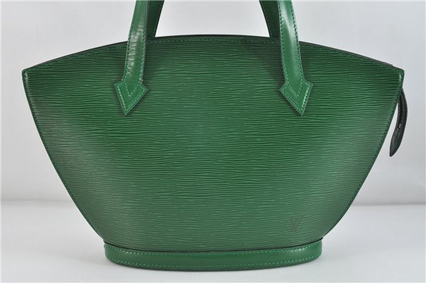 Authentic Louis Vuitton Epi Saint Jacques Hand Bag Green M52274 LV 3294D