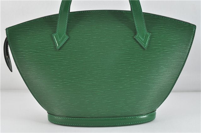 Authentic Louis Vuitton Epi Saint Jacques Hand Bag Green M52274 LV 3294D
