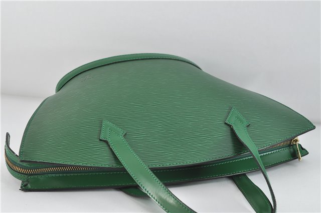 Authentic Louis Vuitton Epi Saint Jacques Hand Bag Green M52274 LV 3294D