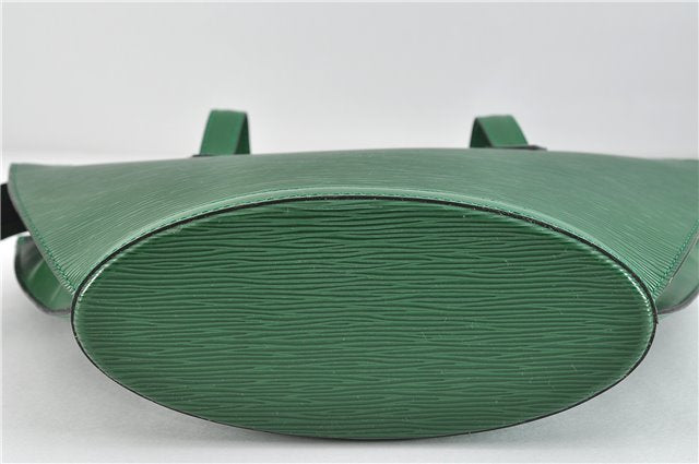 Authentic Louis Vuitton Epi Saint Jacques Hand Bag Green M52274 LV 3294D