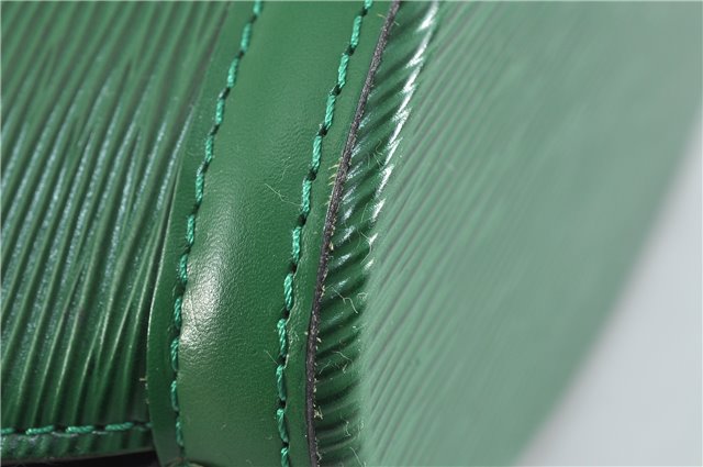 Authentic Louis Vuitton Epi Saint Jacques Hand Bag Green M52274 LV 3294D
