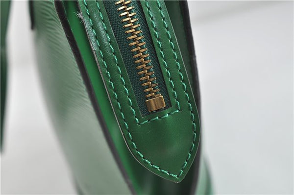 Authentic Louis Vuitton Epi Saint Jacques Hand Bag Green M52274 LV 3294D
