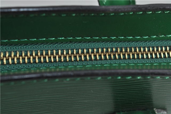 Authentic Louis Vuitton Epi Saint Jacques Hand Bag Green M52274 LV 3294D