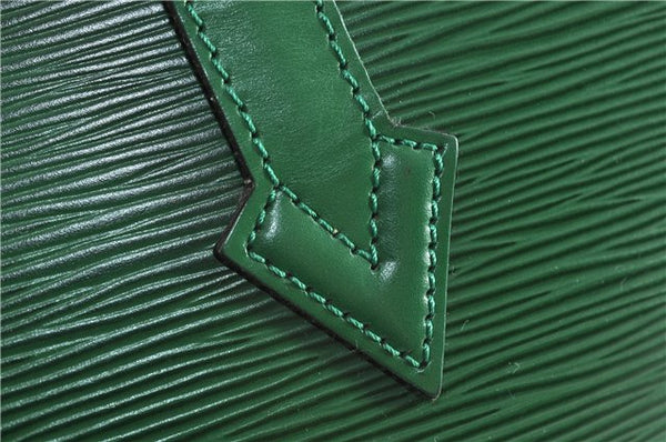 Authentic Louis Vuitton Epi Saint Jacques Hand Bag Green M52274 LV 3294D