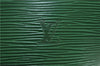 Authentic Louis Vuitton Epi Saint Jacques Hand Bag Green M52274 LV 3294D