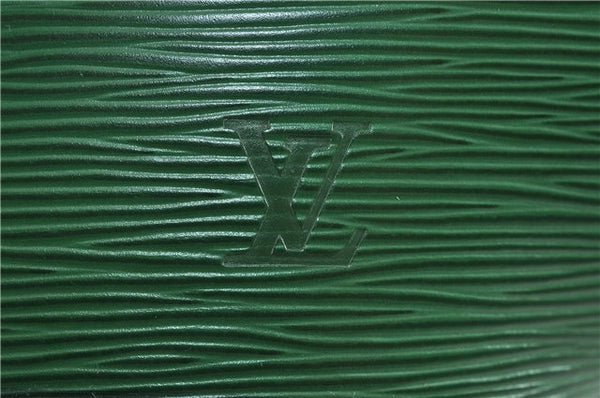 Authentic Louis Vuitton Epi Saint Jacques Hand Bag Green M52274 LV 3294D