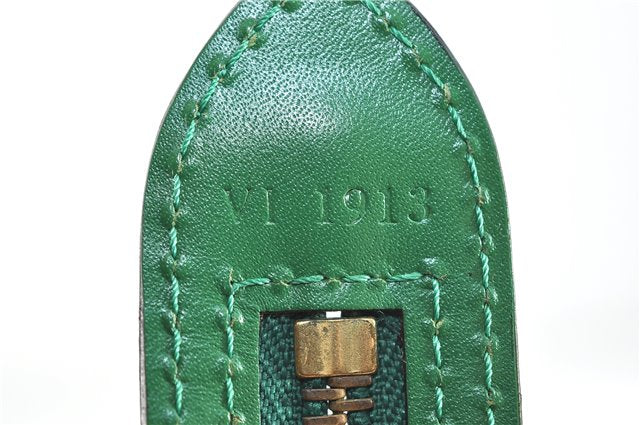 Authentic Louis Vuitton Epi Saint Jacques Hand Bag Green M52274 LV 3294D