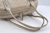 Authentic GUCCI Princy Guccissima GG Leather Shoulder Bag 161720 White 3294I