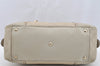 Authentic GUCCI Princy Guccissima GG Leather Shoulder Bag 161720 White 3294I