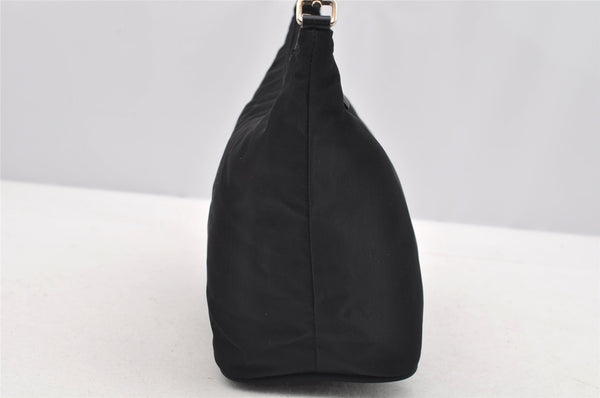 Authentic PRADA Nylon Tessuto Leather Shoulder Hand Bag Purse Black 3300I