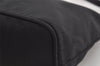 Authentic PRADA Nylon Tessuto Leather Shoulder Hand Bag Purse Black 3300I