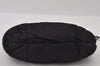 Authentic PRADA Crispy Nylon Ca Tessuto Leather Shoulder Bag BR3815 Black 3301I