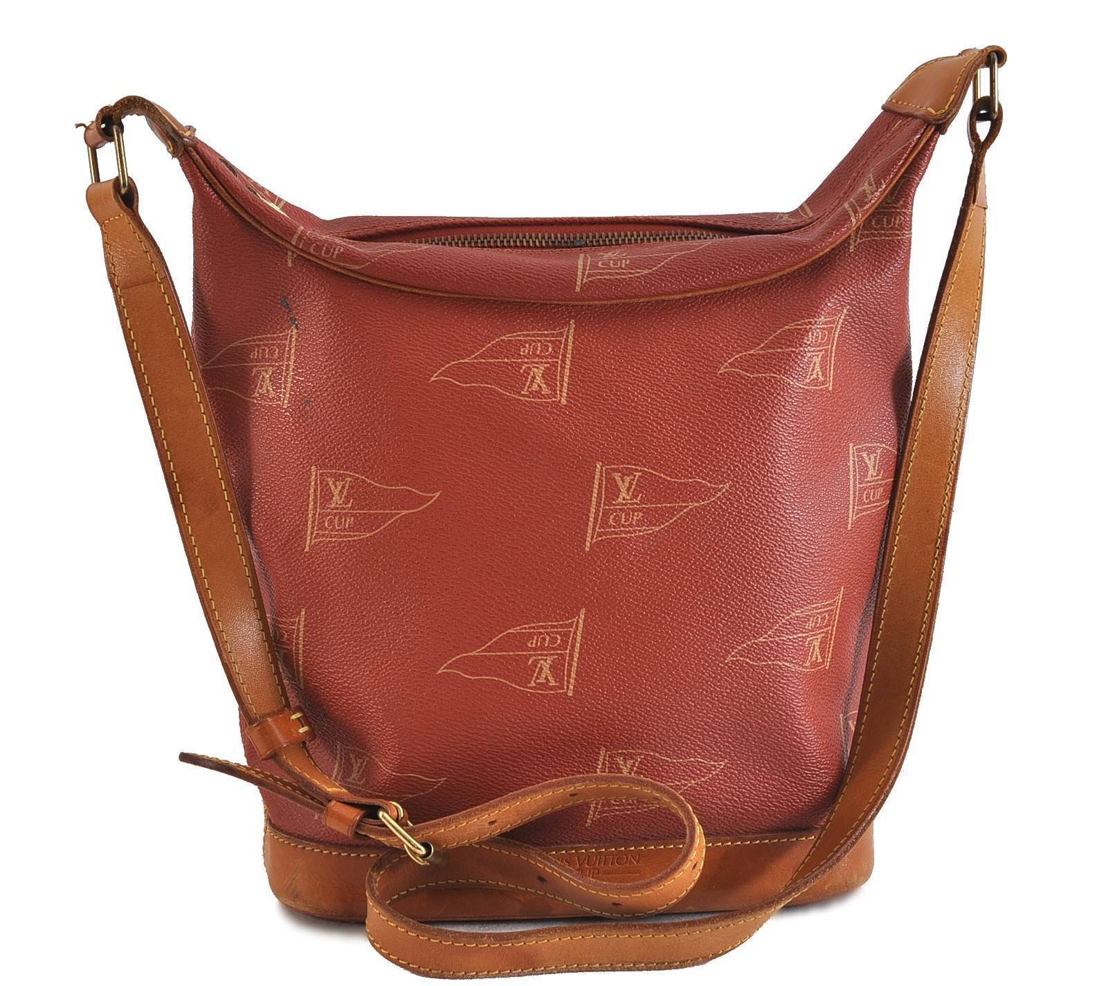 Authentic Louis Vuitton Cup Le Touquet Shoulder Cross Body Bag M80027 LV 3302C