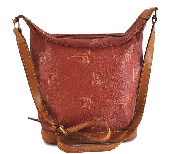 Authentic Louis Vuitton Cup Le Touquet Shoulder Cross Body Bag M80027 LV 3302C