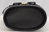 Authentic Salvatore Ferragamo Vara Ribbon Leather Hand Bag Purse Black SF 3302I