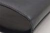 Authentic Salvatore Ferragamo Vara Ribbon Leather Hand Bag Purse Black SF 3302I