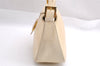 Authentic FENDI Mamma Baguette Shoulder Hand Bag Purse Leather White 3303I
