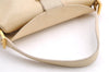 Authentic FENDI Mamma Baguette Shoulder Hand Bag Purse Leather White 3303I