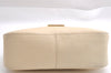 Authentic FENDI Mamma Baguette Shoulder Hand Bag Purse Leather White 3303I
