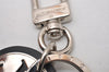 Authentic Louis Vuitton Porte Cles LV Circl Key Ring Charm M67362 Silver 3308I