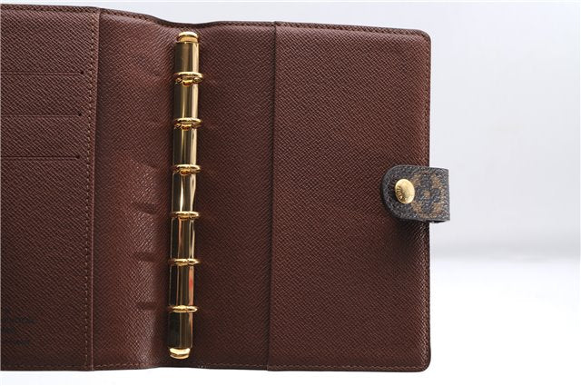 Authentic Louis Vuitton Monogram Agenda PM Day Planner Cover R20005 LV 3309E