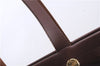 Authentic HERMES Her Bag Cabas PM & GM Shoulder Tote Bag Brown 3310D