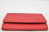 Authentic Louis Vuitton Epi Enveloppe Carte De Visit Card Case M5658E Red 3312I