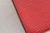 Authentic Louis Vuitton Epi Enveloppe Carte De Visit Card Case M5658E Red 3312I
