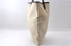 Authentic FENDI Zucca Shoulder Tote Bag Canvas Leather Beige 3313D