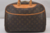Authentic Louis Vuitton Monogram Deauville Hand Bag M47270 LV 3313I