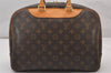 Authentic Louis Vuitton Monogram Deauville Hand Bag M47270 LV 3313I
