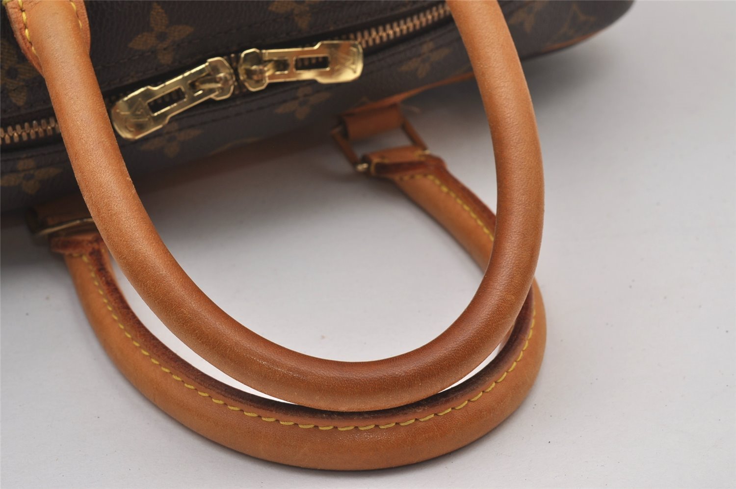 Authentic Louis Vuitton Monogram Deauville Hand Bag M47270 LV 3313I
