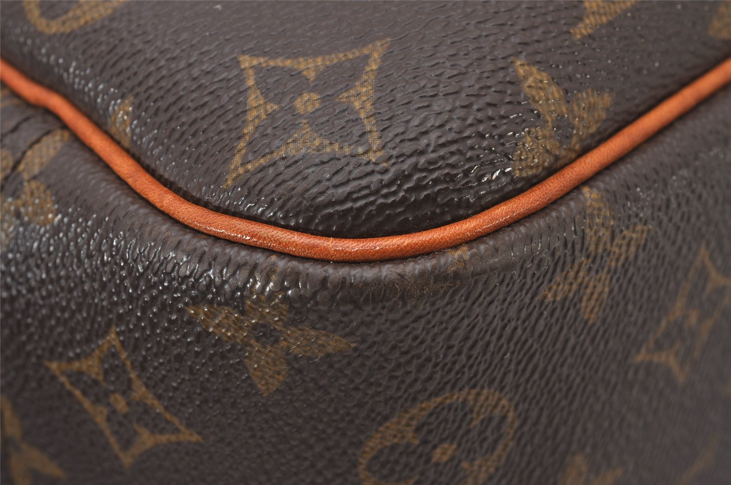 Authentic Louis Vuitton Monogram Deauville Hand Bag M47270 LV 3313I