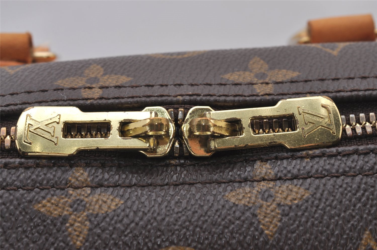 Authentic Louis Vuitton Monogram Deauville Hand Bag M47270 LV 3313I