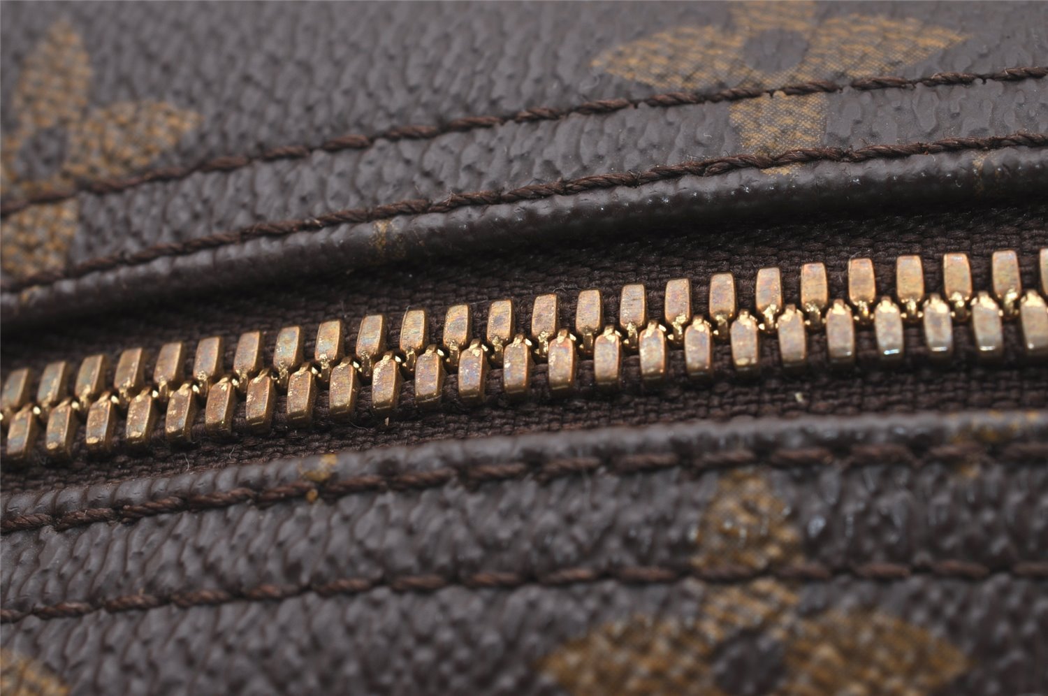 Authentic Louis Vuitton Monogram Deauville Hand Bag M47270 LV 3313I