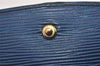Authentic Louis Vuitton Epi Montaigne 27 Clutch Hand Bag Blue M52655 LV 3314I